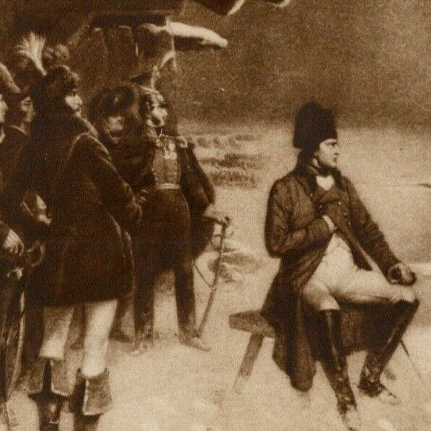 c1907-16 Russian Postcard - K. Freres & Napoleon Near Moscow