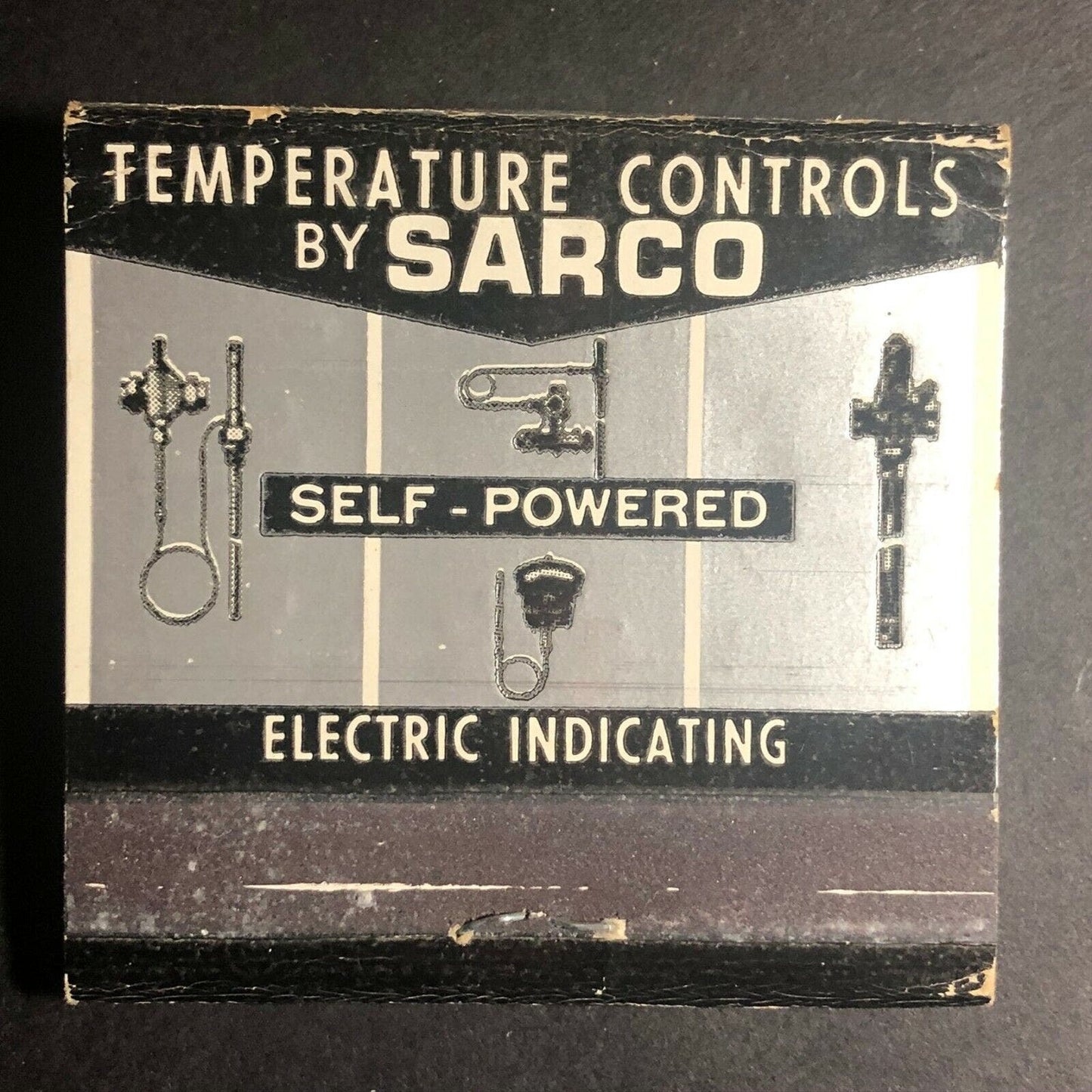 Scarce 60's-70's Full Matchbook "Sarco Steam Traps" Waterbury, CT