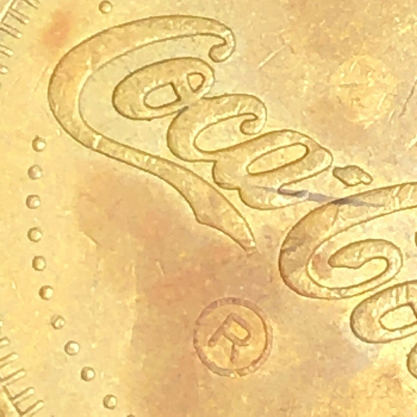 22mm Coca Cola Crosstown Arcade & Soda Fountain Brass Token