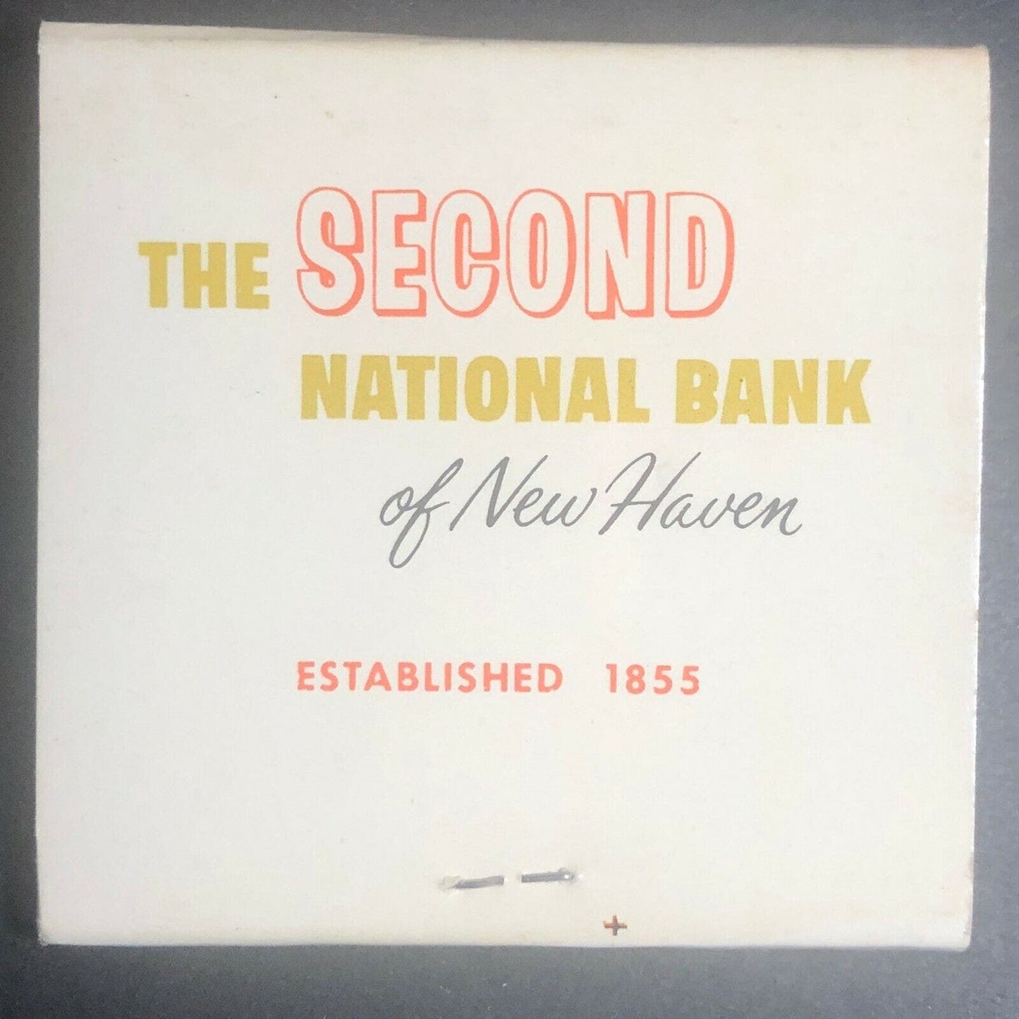 70's-80's Half-Full Matchbook "Master Charge" Second National Bank New Haven, CT