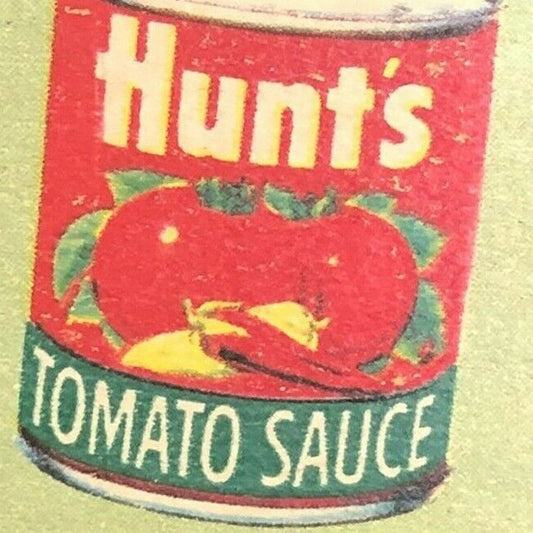 1960's Full Matchbook - Hunt's Tomato Sauce w/Sausage Supper Dish Recipe