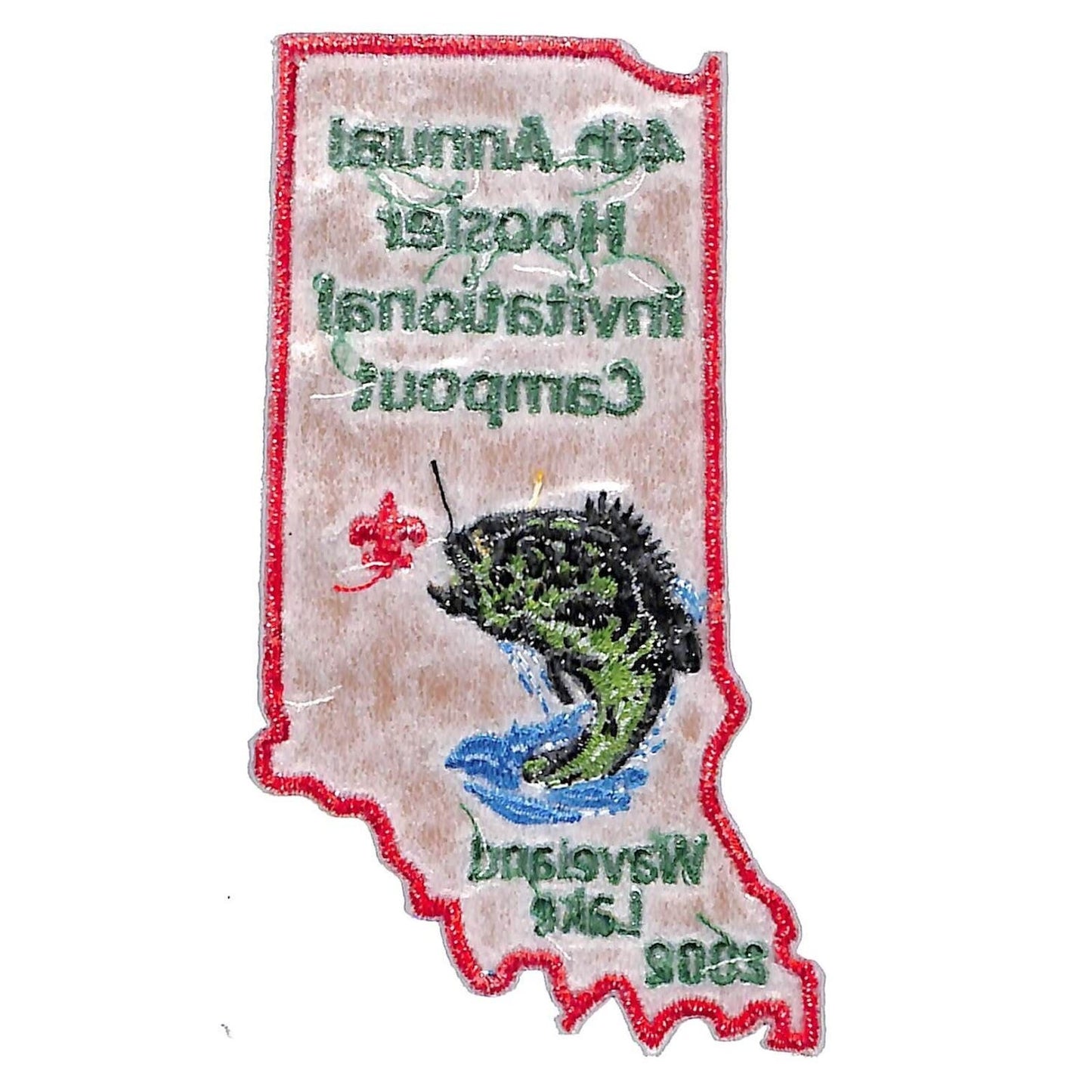 BSA Patch 4th Annual Hoosier Invitational Campout Lake Waveland 2002 Boy Scouts