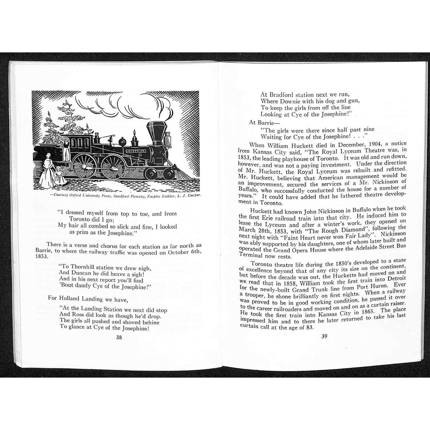 1941 "Four Whistles to Wood Up!" Booklet Northern Railway of Canada 64p Railroad