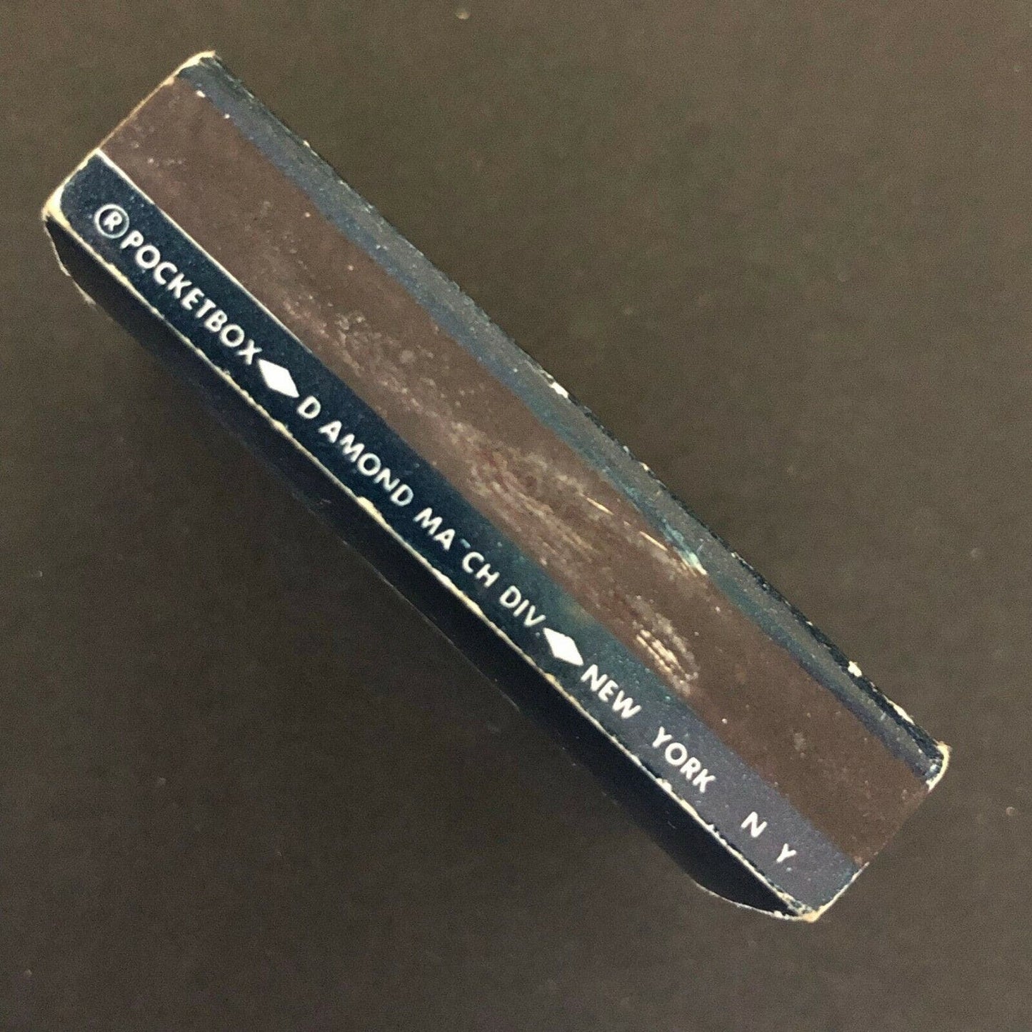 c1970's-80's Wooden Matchbox Matchbook "The Barclay"