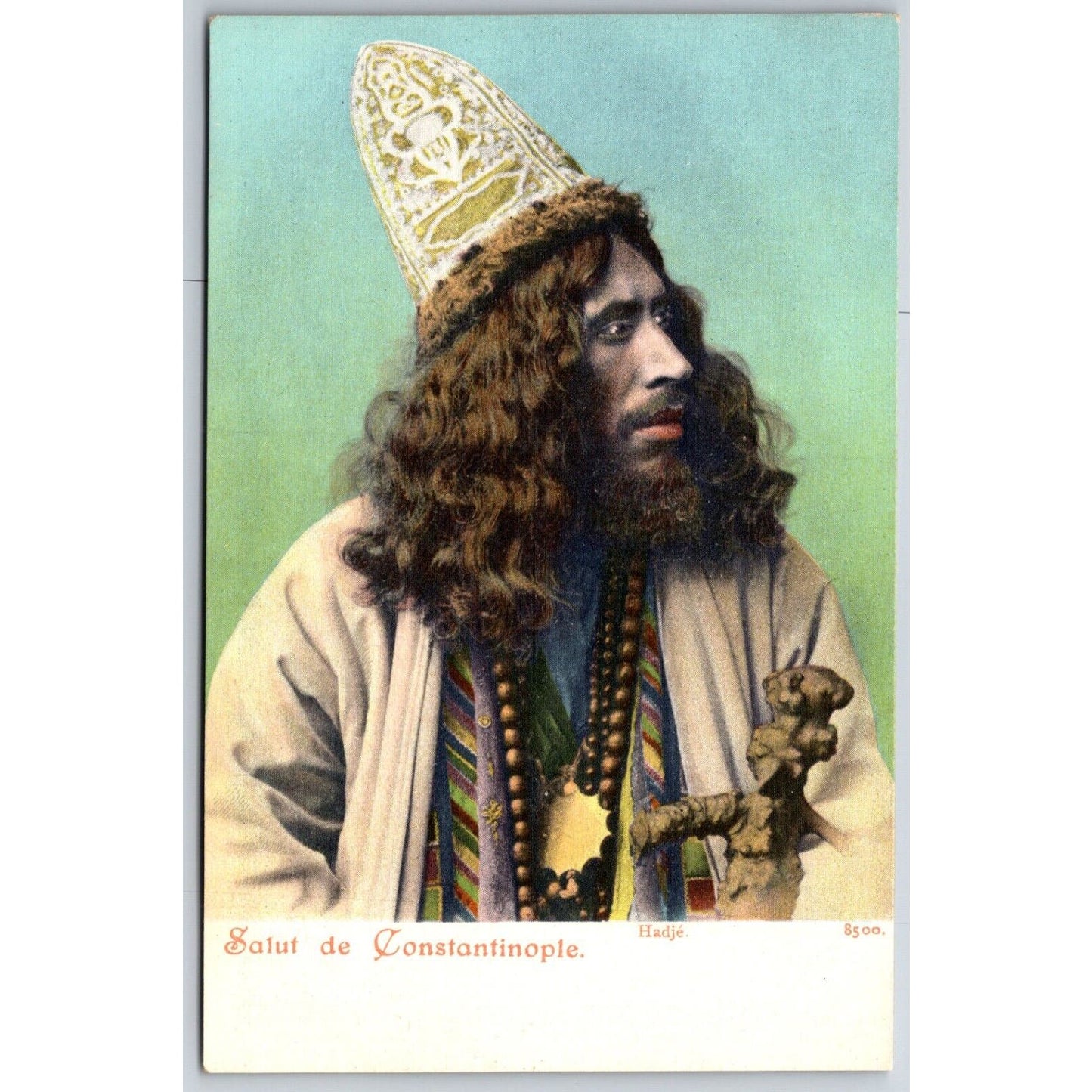 French Postcard "Hadje" Man Constantinople c1901-1907 NP VGC Scarce