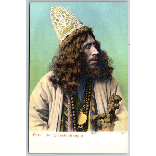 French Postcard "Hadje" Man Constantinople c1901-1907 NP VGC Scarce