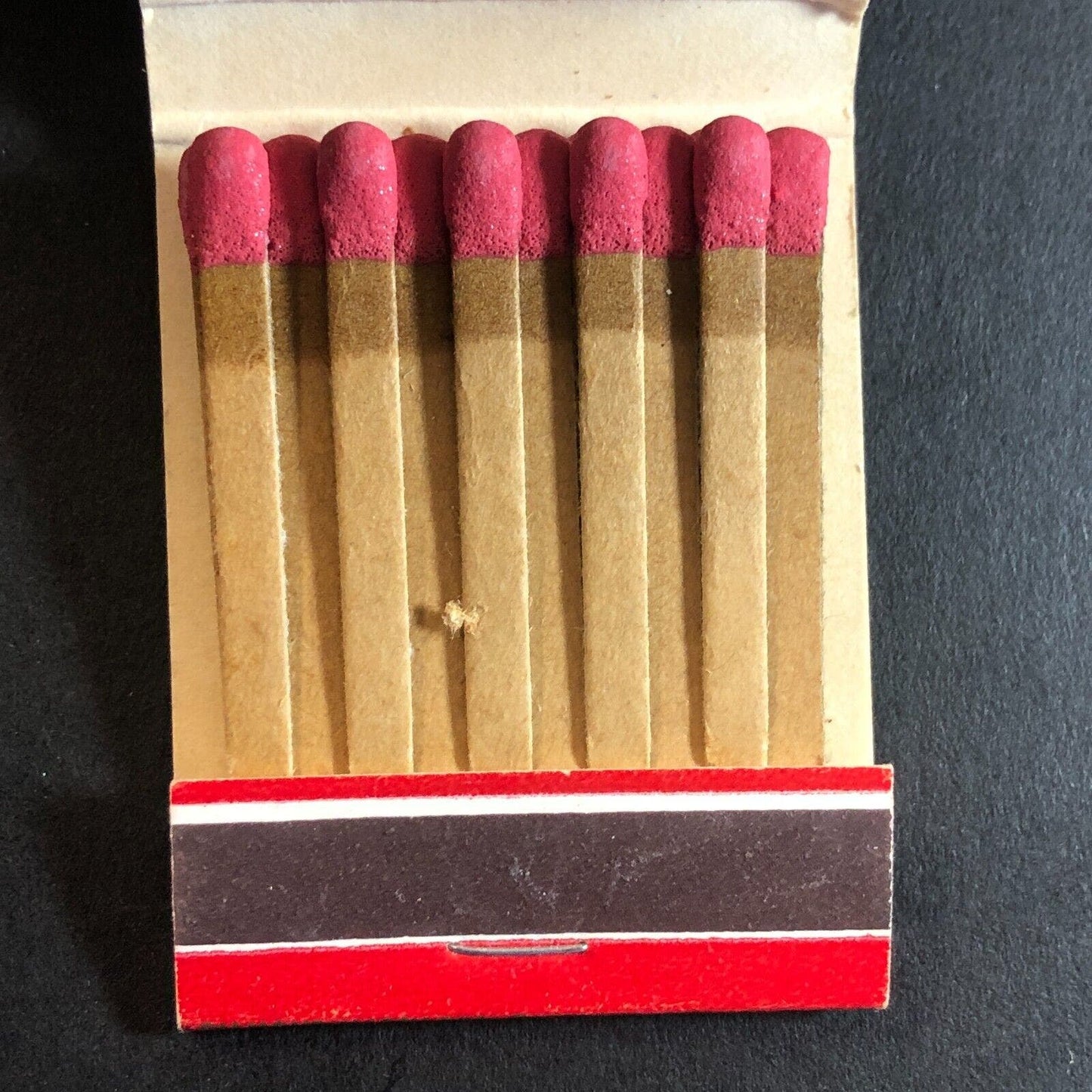 Union Pacific RR Full Matchbook Red w/ Gold Ink Text c1950's VGC