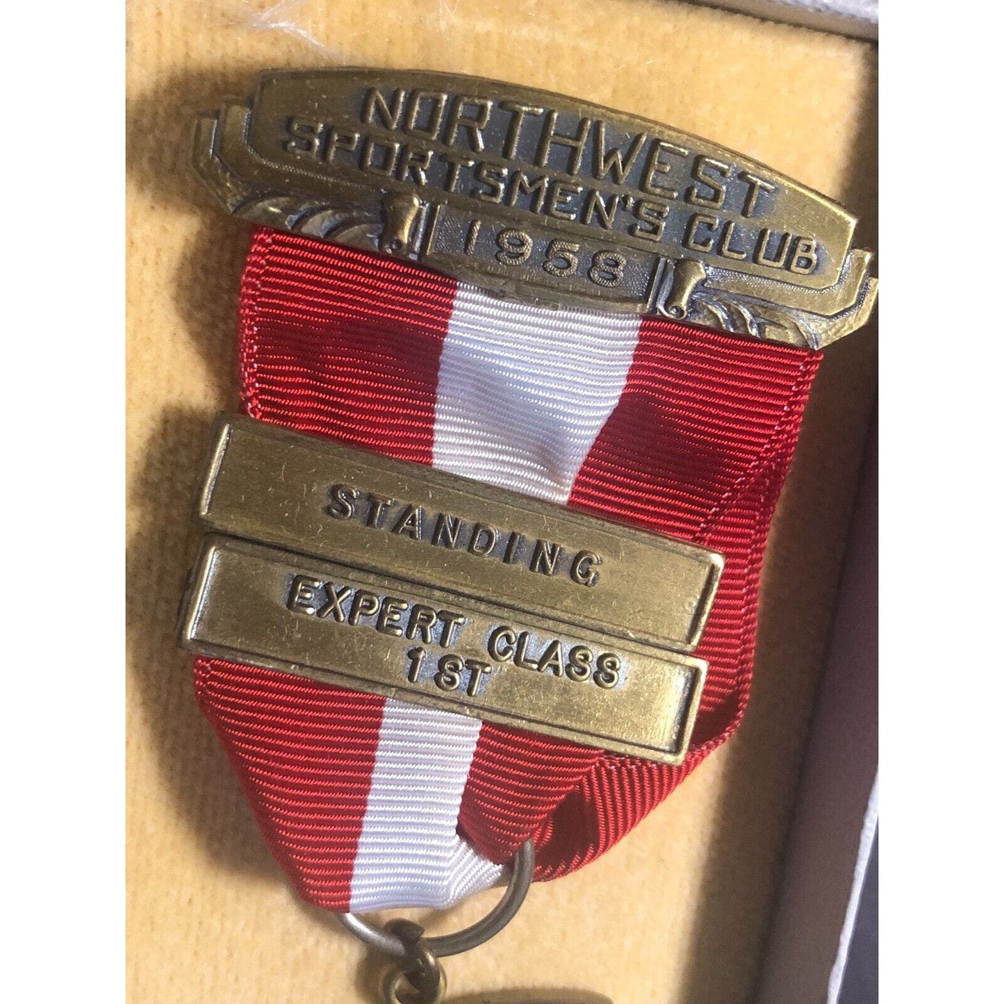 1958 Northwest Sportsmen's Club Standing Expert Class 1st Rifle Shooting Medal