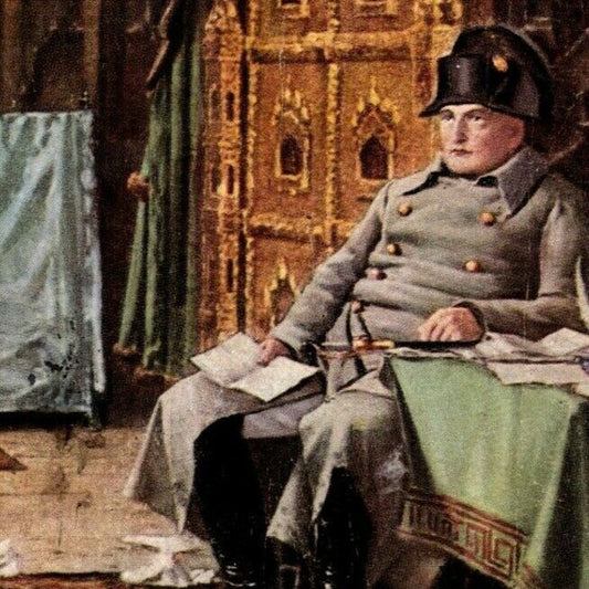 c1907-16 Russian Postcard - Napoleon Bad News From France - Vasily Vereshchagin