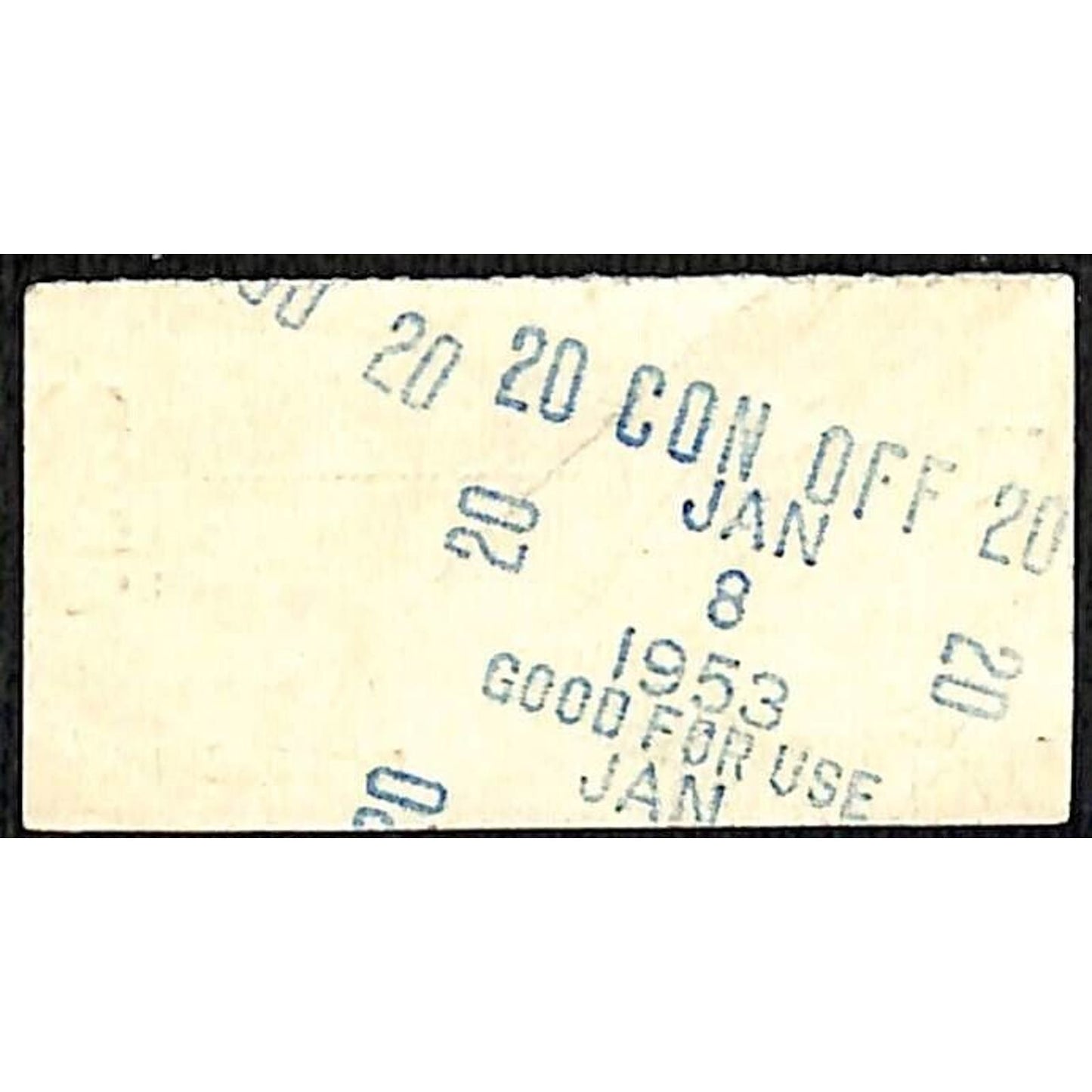 Pullman Company 1953 Railroad Ticket Chicago to Toledo #4732