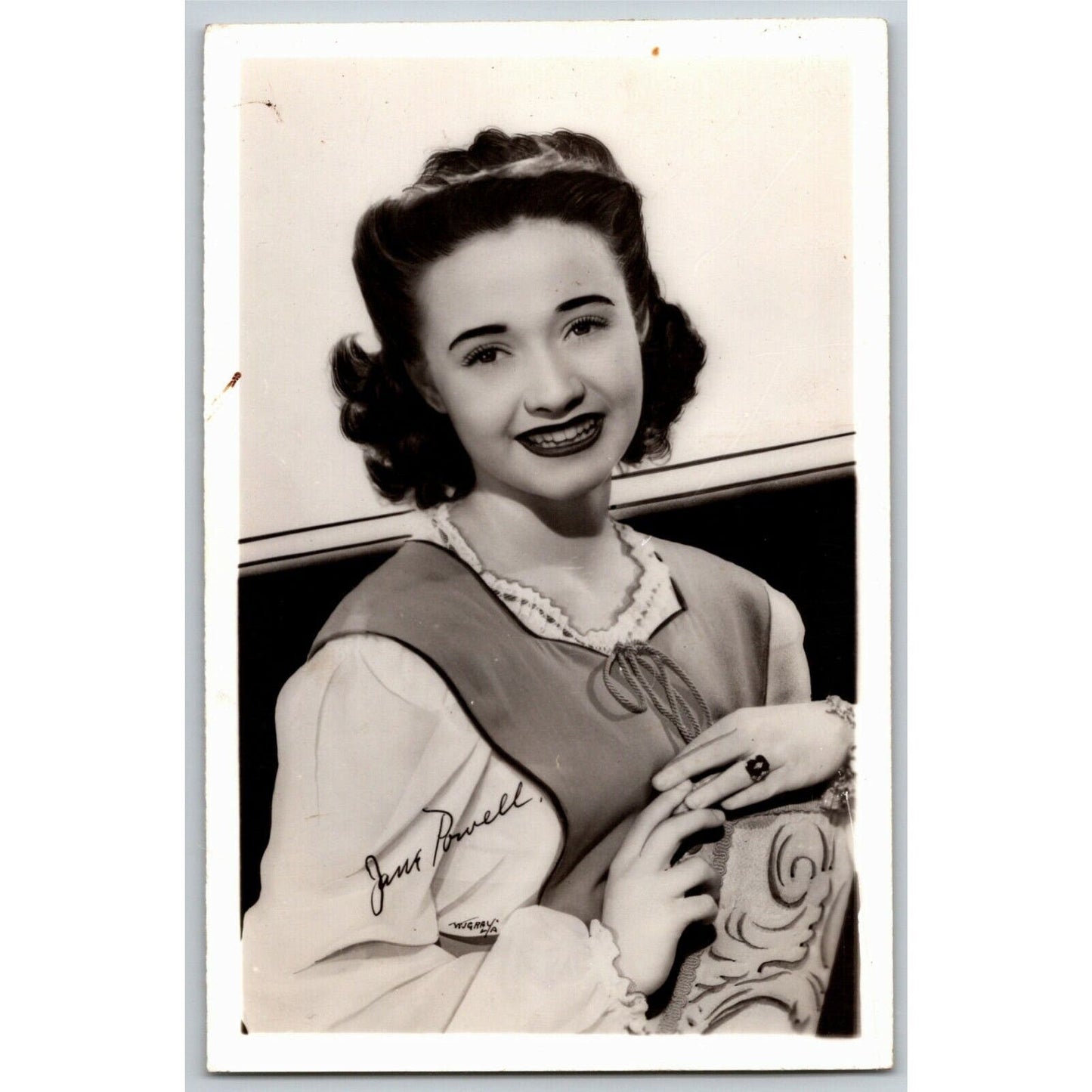 Jane Powell RPPC Postcard - Ken Prag Collection - VGC
