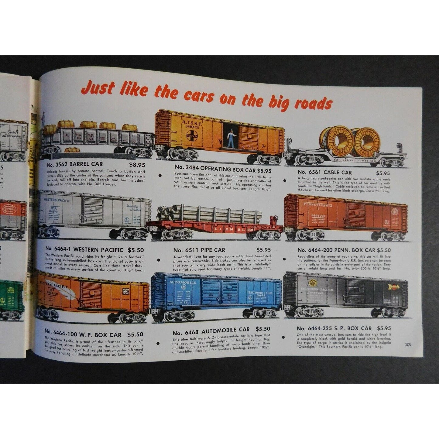 Original 1954 Lionel Electric Trains Catalog 43pgs.VG / EXC - Gary Nelson Coll.