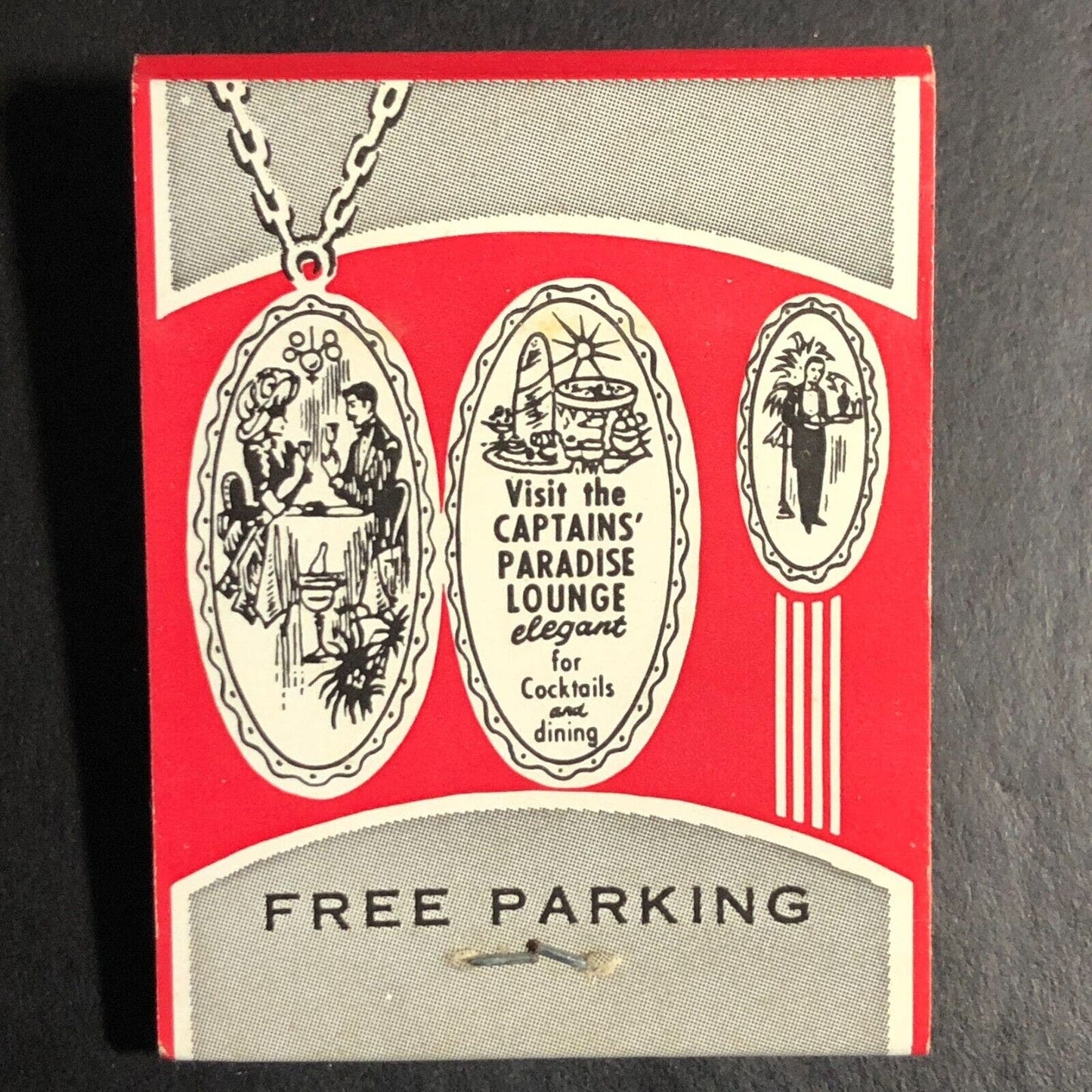 Forum Restaurant Lounge Pantry Ft Lauderdale Full Matchbook c1959-60s Scarce VGC