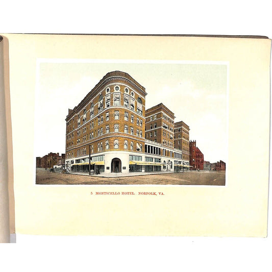 Album of Norfolk, VA and Historical Vicinity Pictorial Souvenir SC Book c1900-10