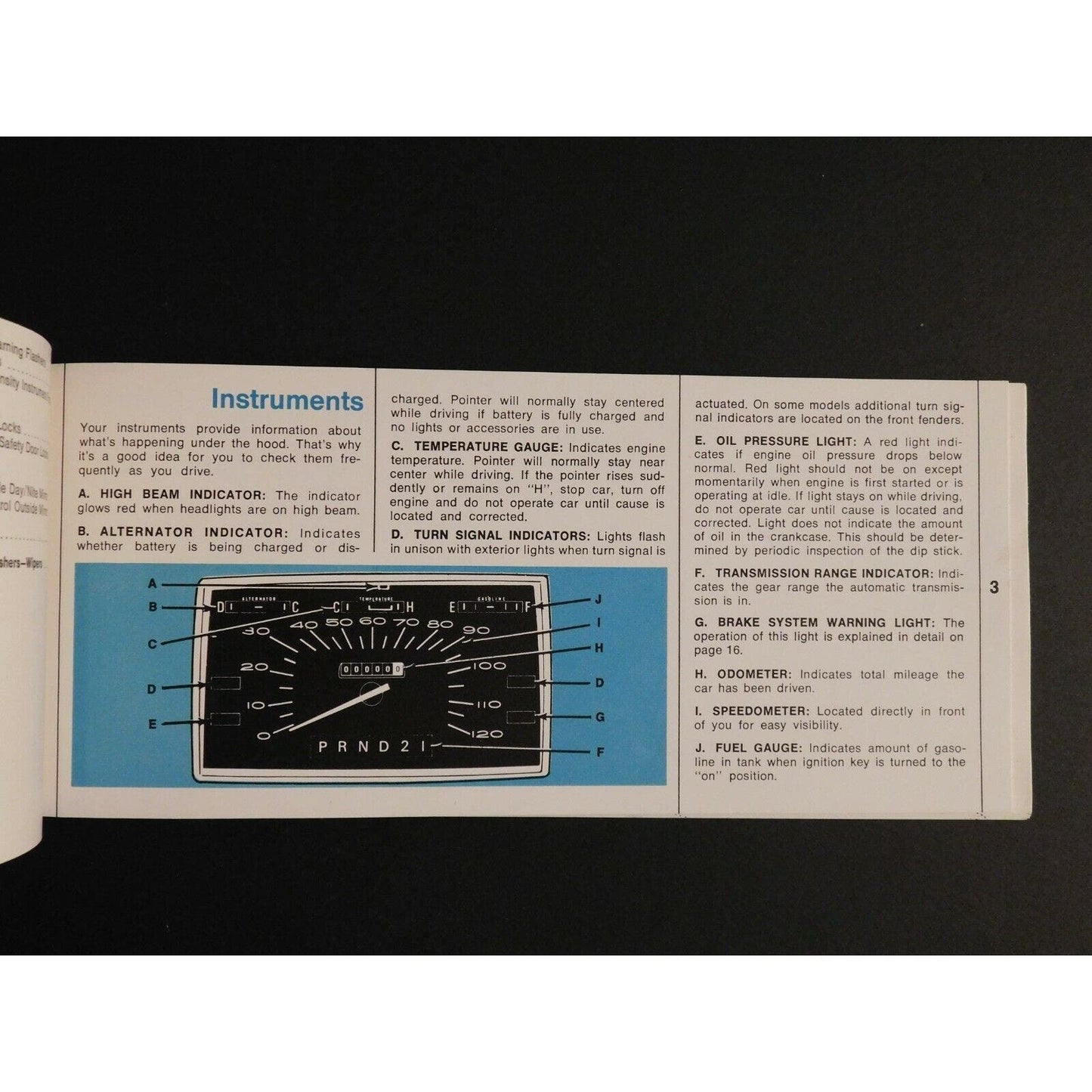 1969 Plymouth Fury 54pgs. Operator's Manual VGC / Nearly NOS
