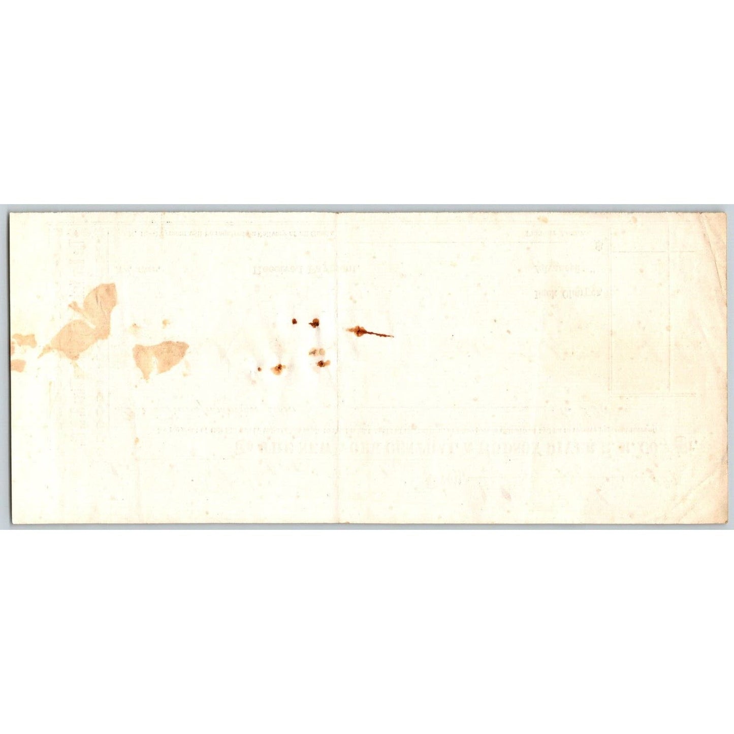 New York Central and Hudson River Railroad 1872 Freight Receipt to Troy - Scarce