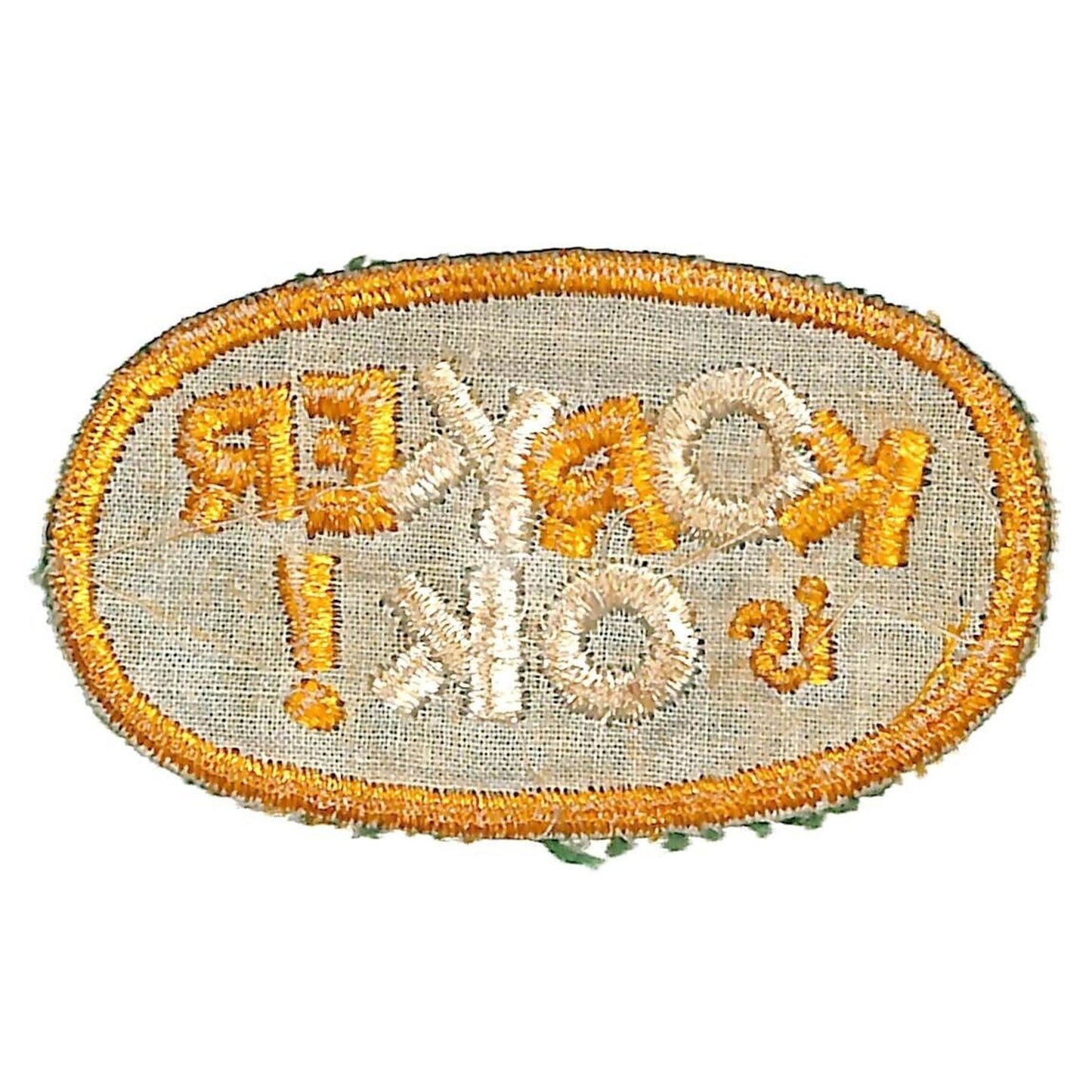 "Korker is OK!" Lemon Lime Soda Embroidered Soda Patch c1940's-50's VGC Scarce