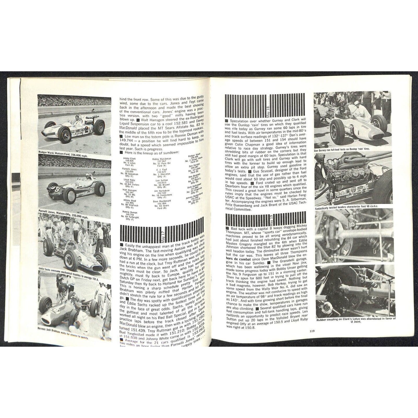 1964 Indy 500 Floyd Clymer's Indianapolis Yearbook IMS 190pp