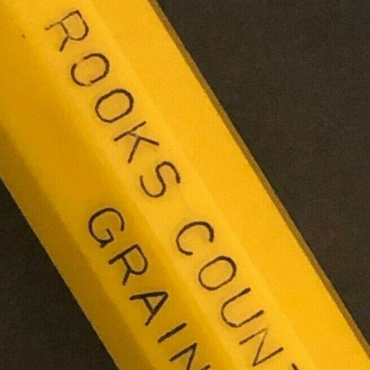 c1940's-50's "Rooks County Grain" Stockton, KS Mechanical Advertising Pencil