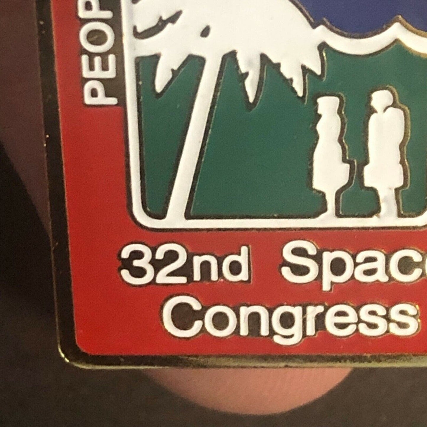 Official NASA 32nd Space Congress "The Case for Space" Lapel Pin