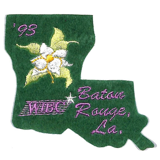 '93 Baton Rouge, La. WIBC Embroidered Bowling Patch