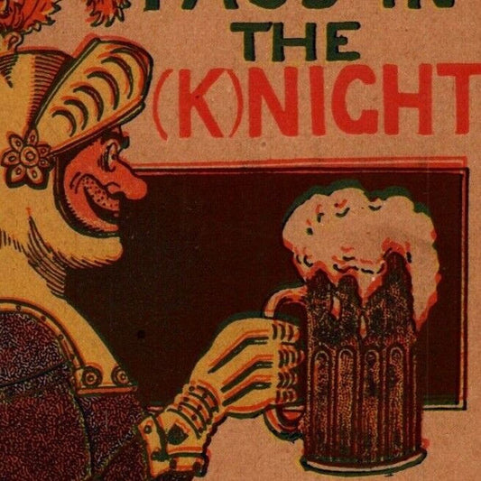 "Ships That Pass In The (K)night" c1905 Undivided Unposted Comic Humor Postcard