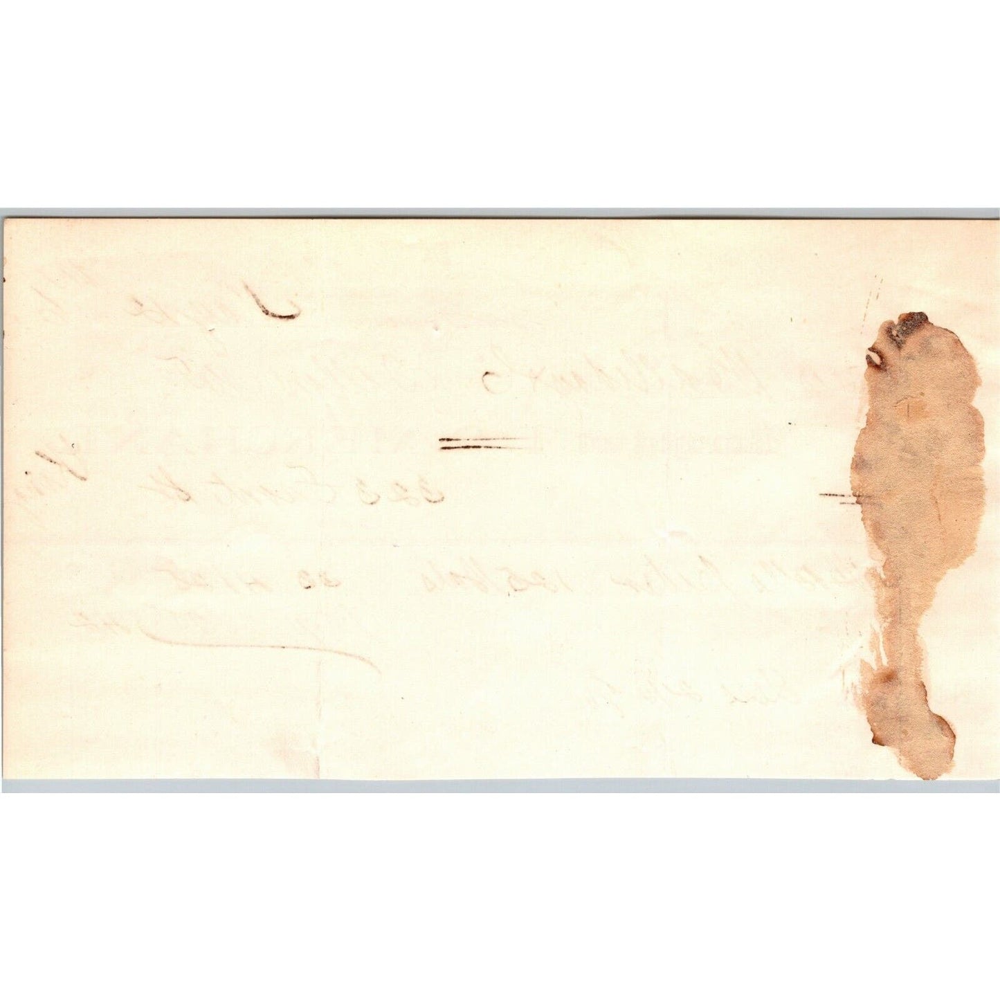 1886 "T.S. Merchant King" Front Street San Francisco Letterhead Billhead