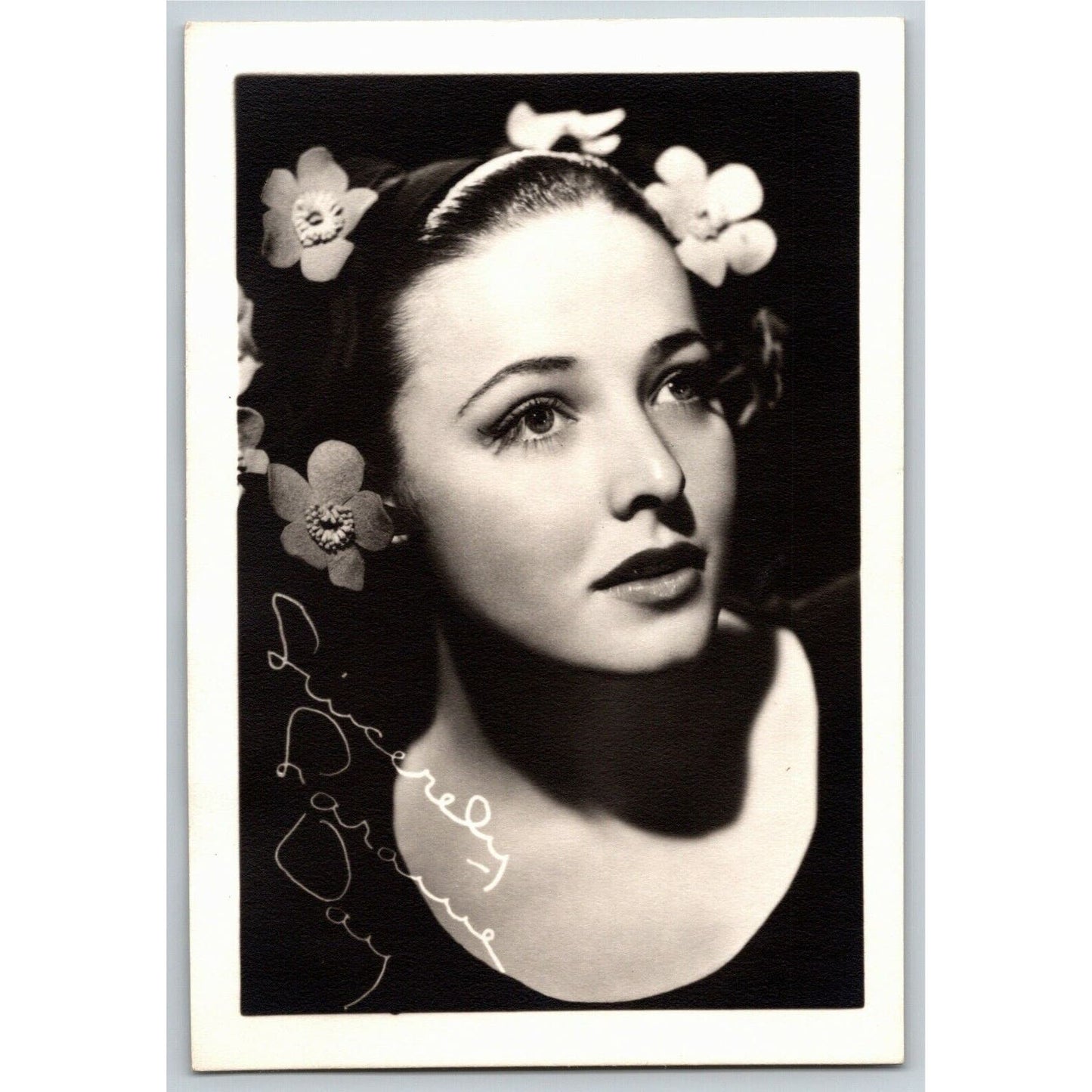 Laraine Day Leading Lady Promo Card - Ken Prag Coll. - VGC