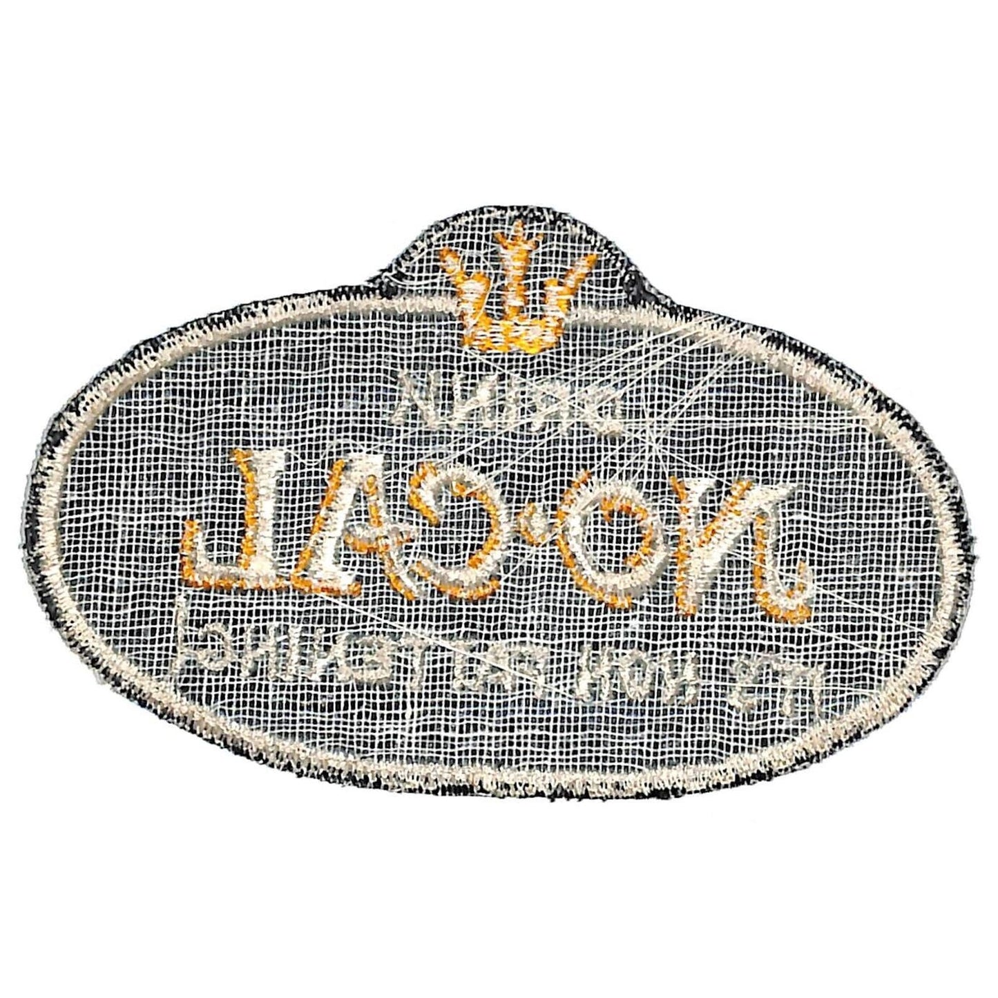 "Drink No-Cal" Non Fattening! Embroidered Soda Patch c1955-65 VGC Scarce