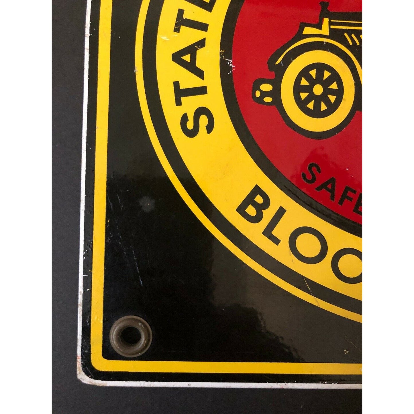 State Farm Mutual Insurance Agent Dbl. Sided Porcelain Adv. Sign *Auth. Repro*
