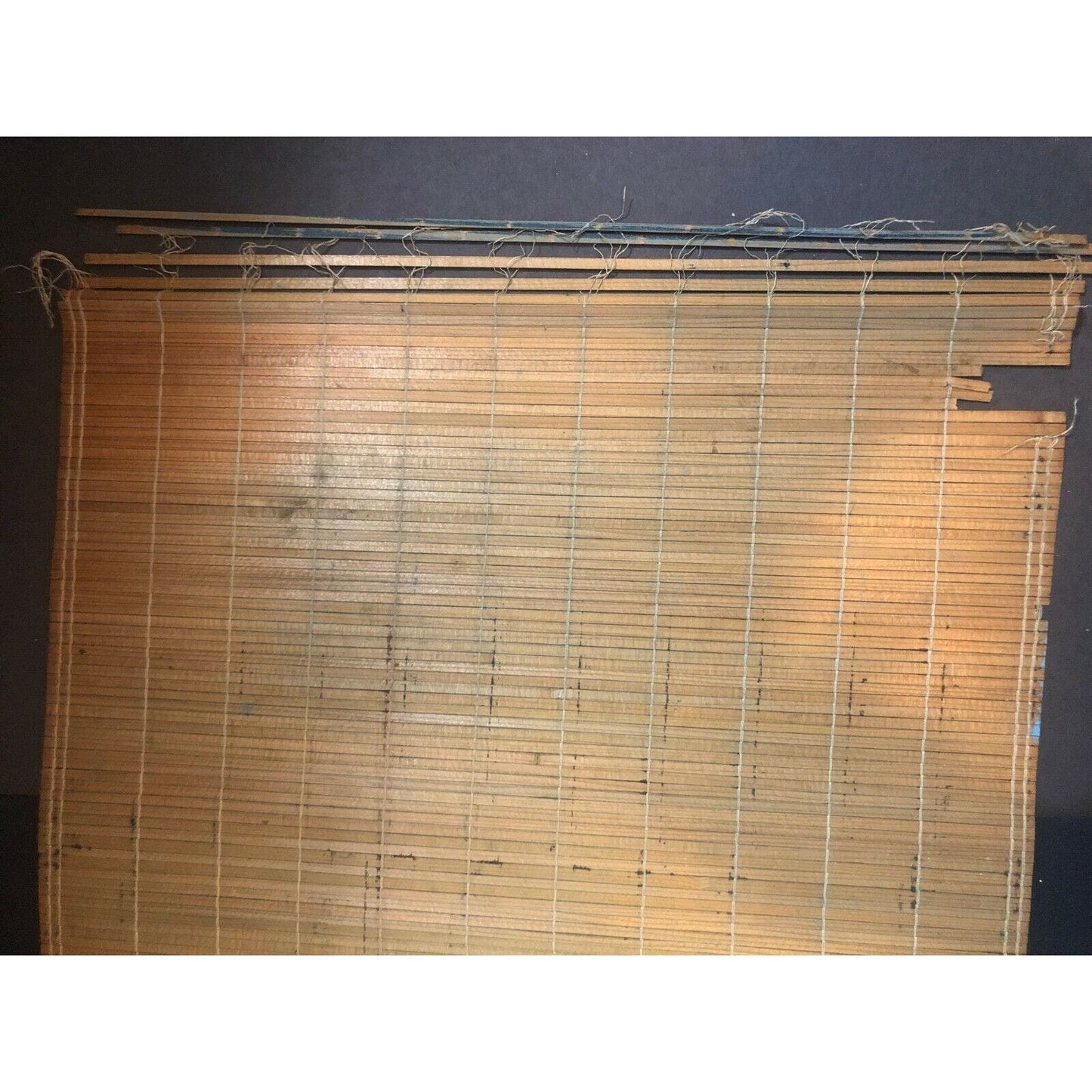 Vintage Bamboo Slit Advertising "Groth Bros. Hardware Co. Cedarburg, WIS" Art