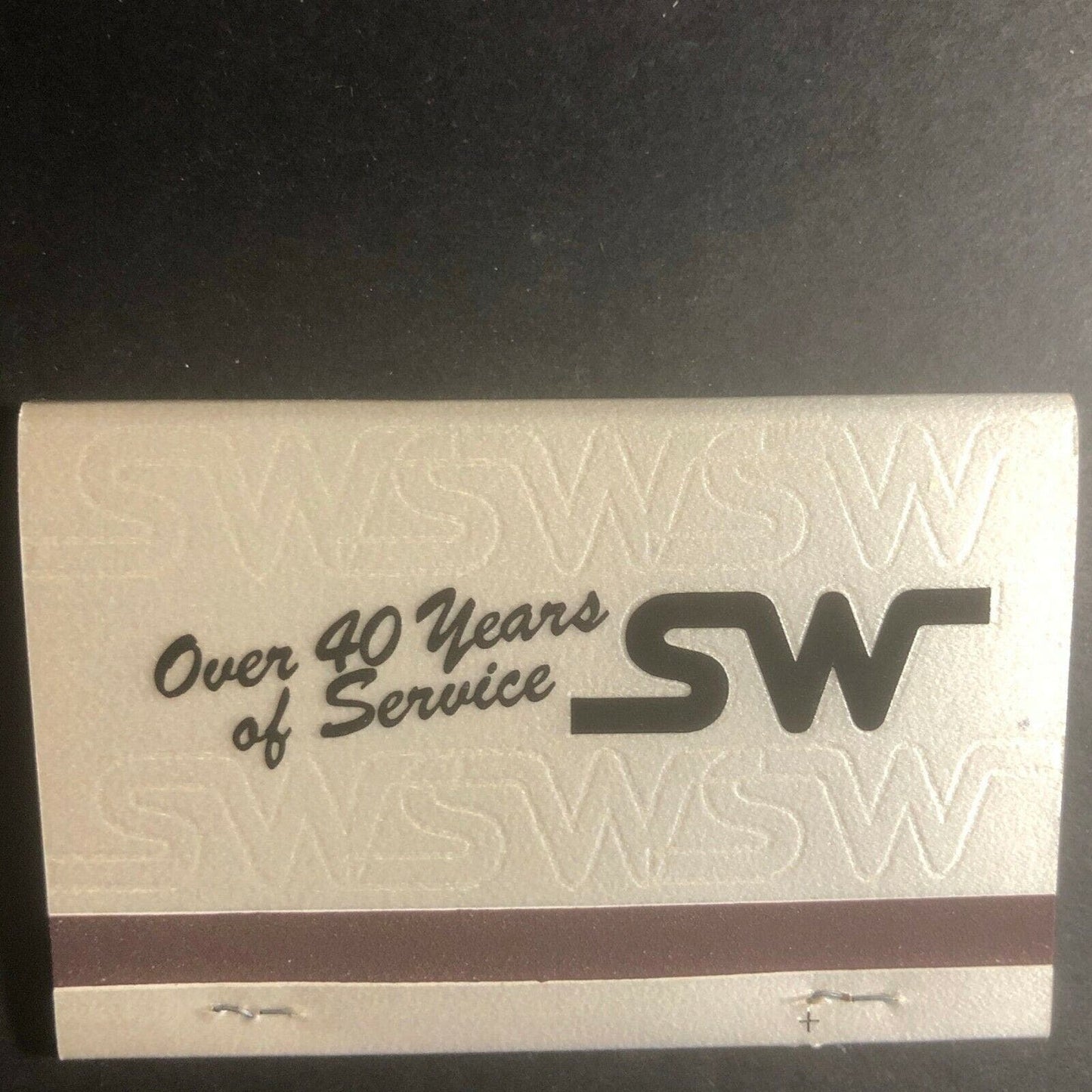 1980's Full Decorative Matchbook - "Stanley Works Employee FCU New Britain, CT