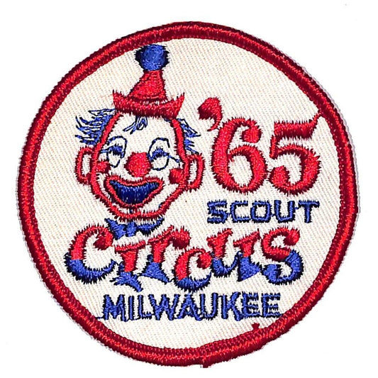 BSA Patch '65 1965 Scout Circus Milwaukee Clown VGC Scarce