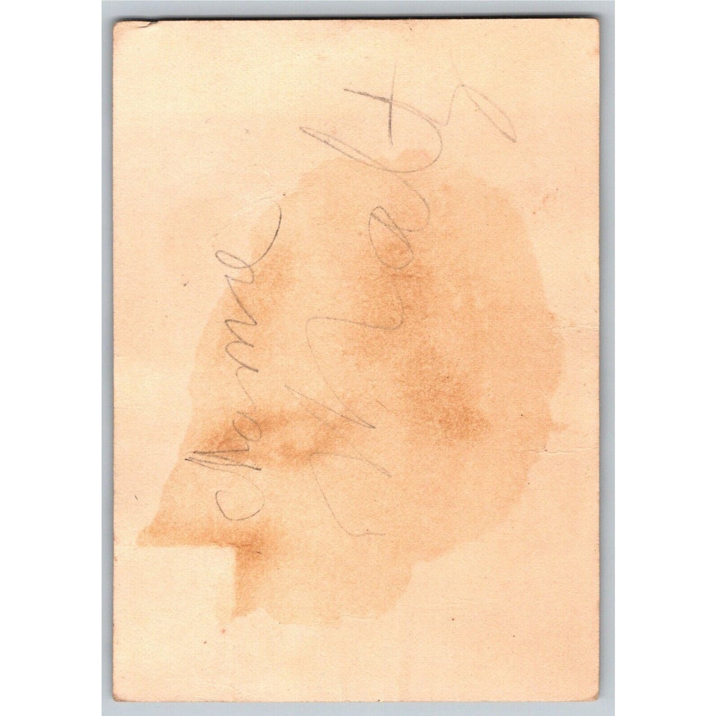 1882 Blank / Sample Victorian Trade Card Kids Break Ladder Picking Fruit