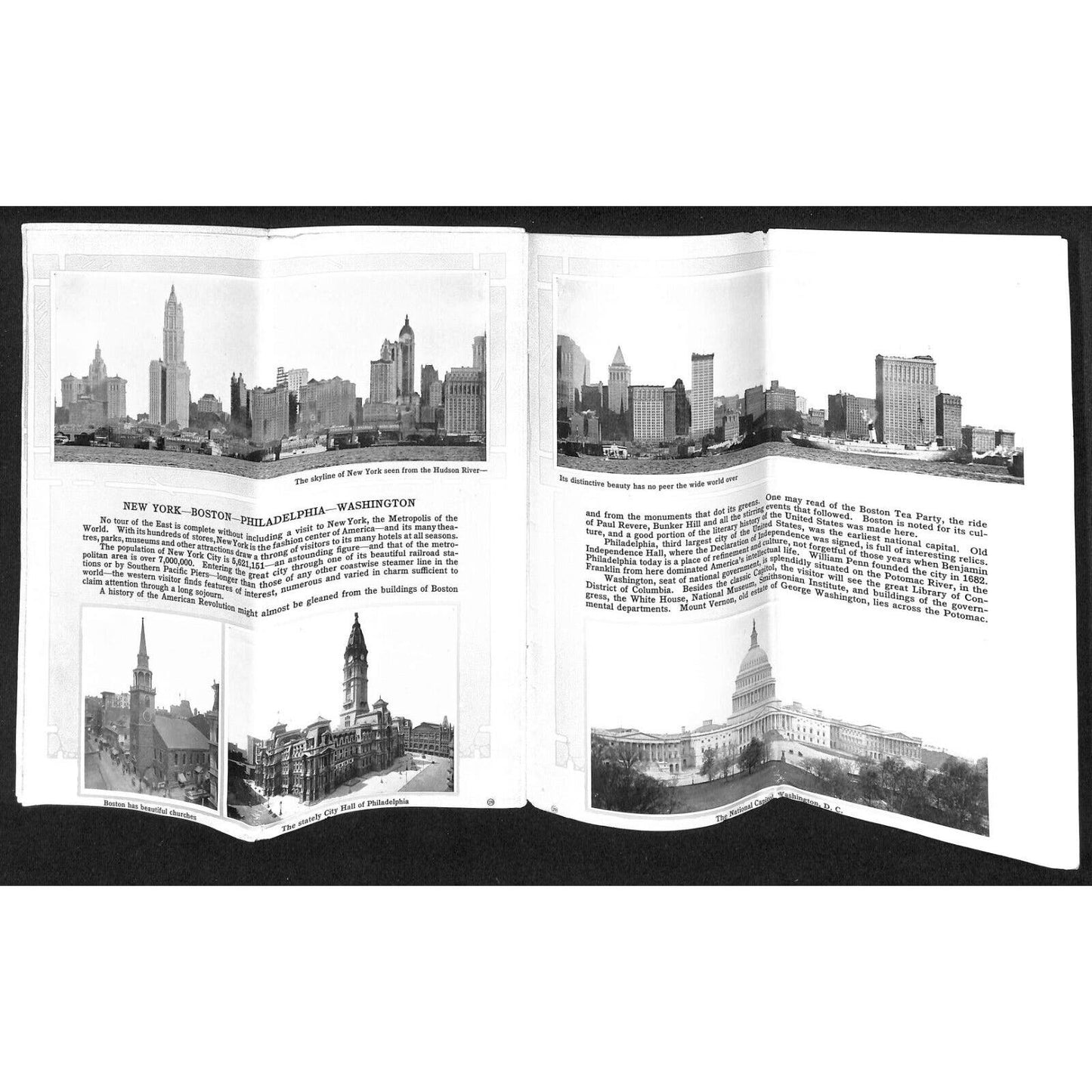 Across America Through San Francisco via Southern Pacific 1921 RR Brochure 28pp