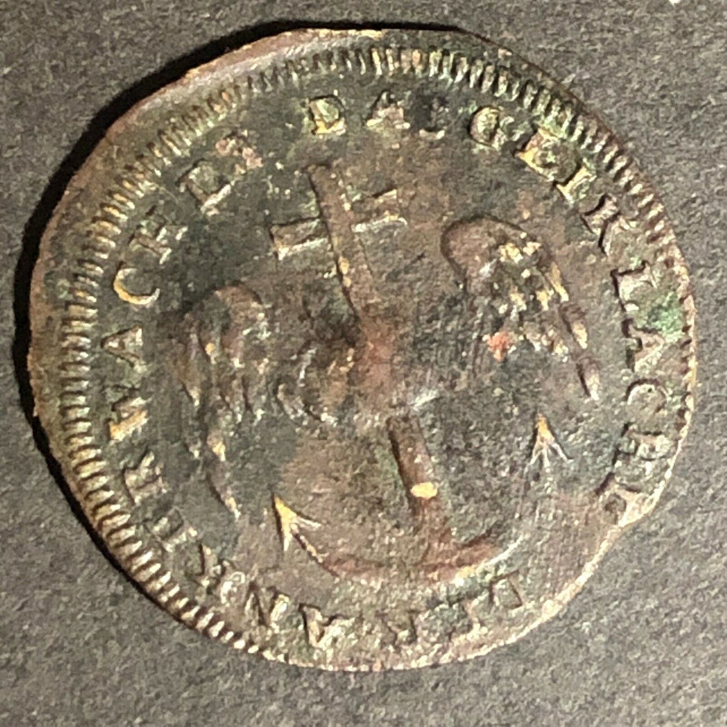 19.7mm Early Louis XVIII French Jeton Token - Ben Fauver Collection