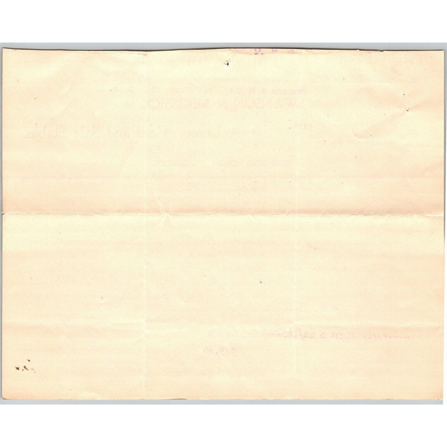 1899 Carson City, NV Swanson & McKissick Letterhead Livery Feed Stable Boarding