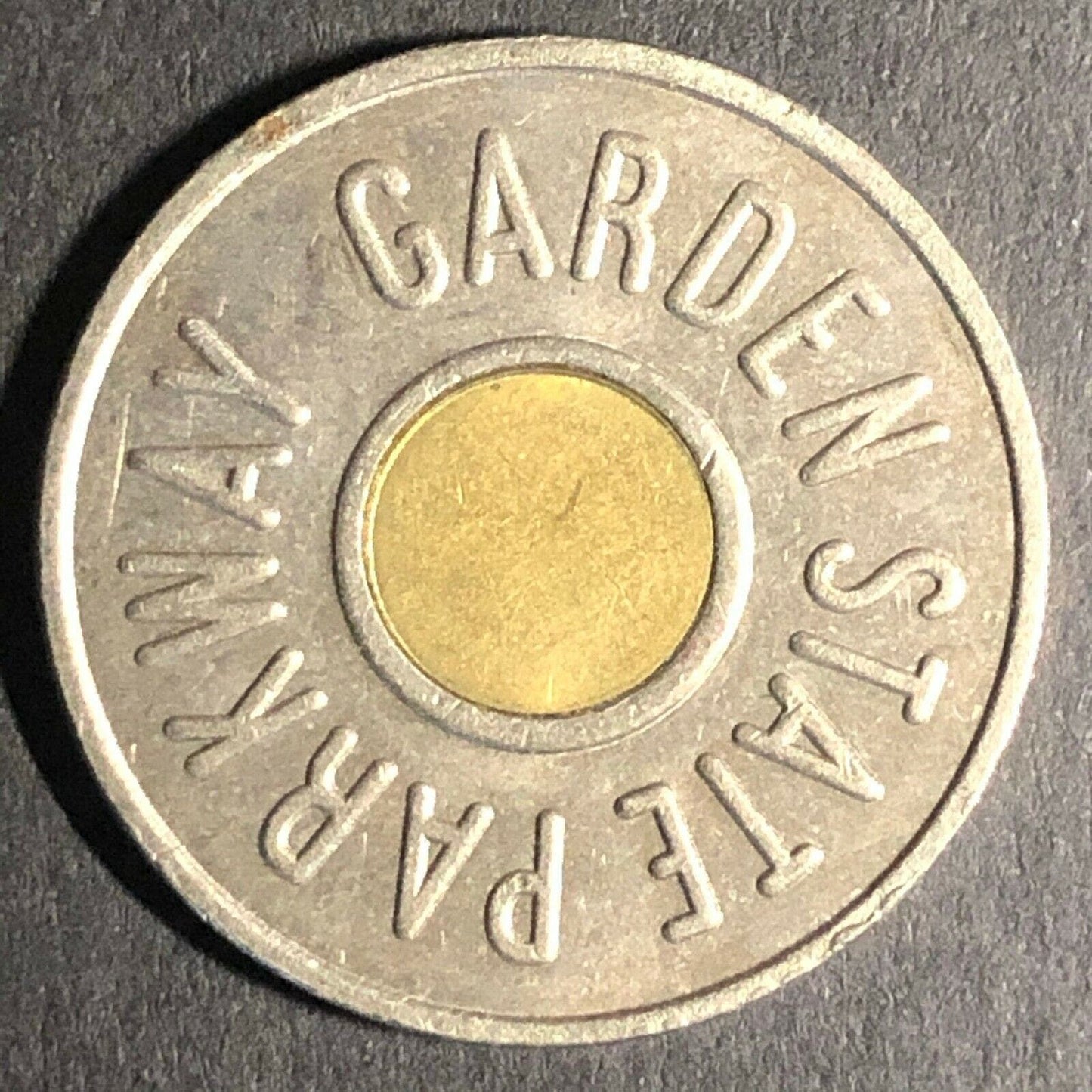 23mm Vintage Bimetallic / Encased Transit / Toll Token - Fauver Coll.