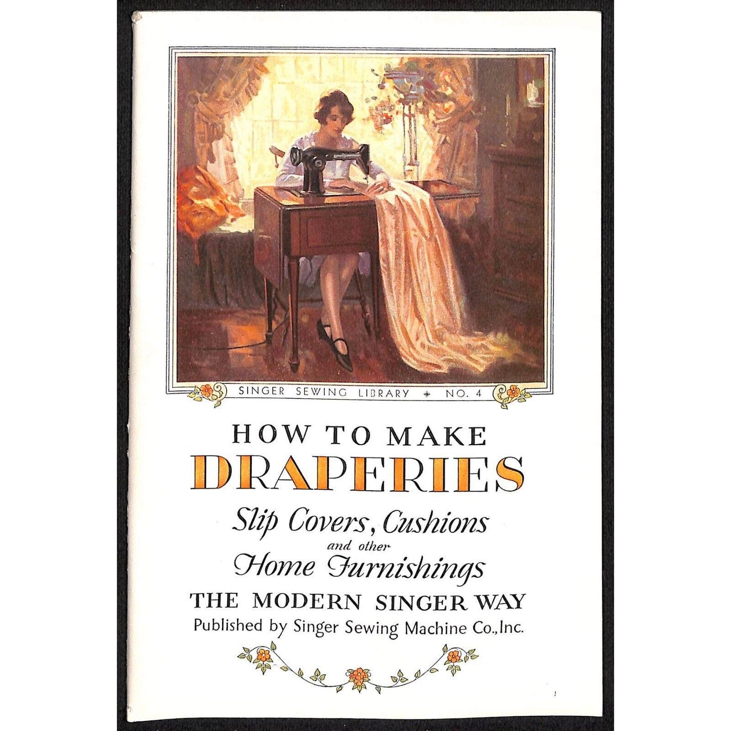 How to Make Draperies The Modern Singer Way 1929 Booklet 64pp Singer Sewing VGC