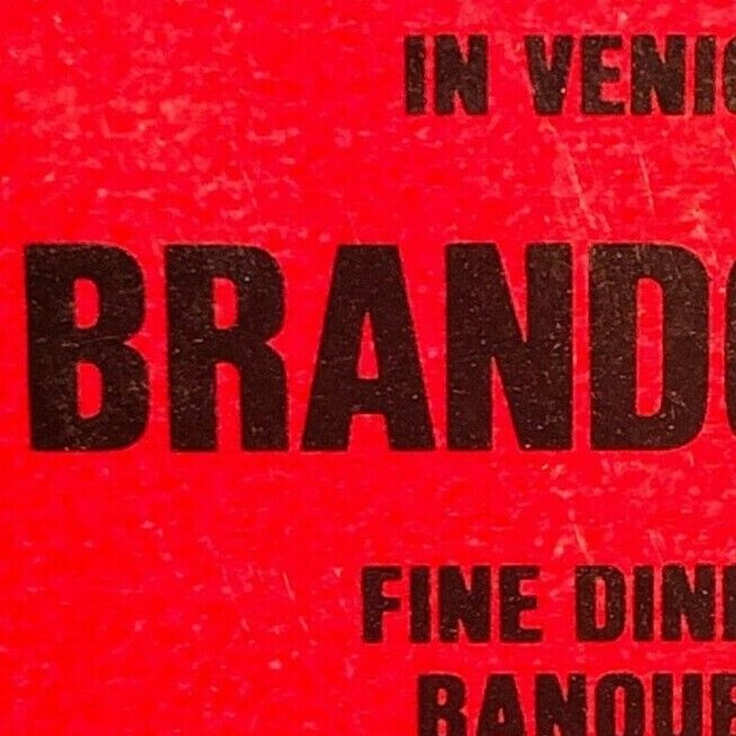 Vintage 1970's-80's Full Matchbook - Brandon's Restaurant - Venice, FL