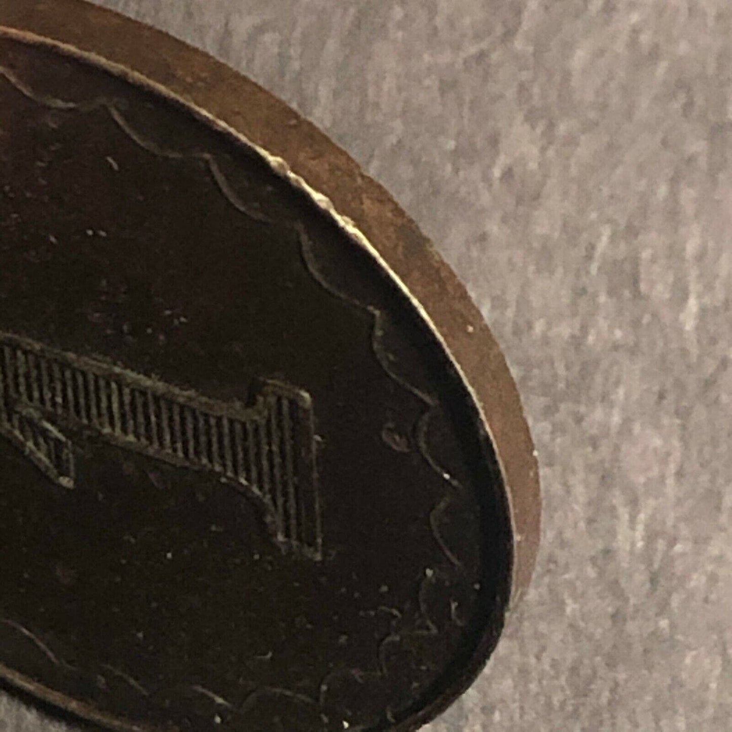 Brass 22.51mm U.S. "1" Four Suits Radiant Gaming Counter Token Fauver Collection