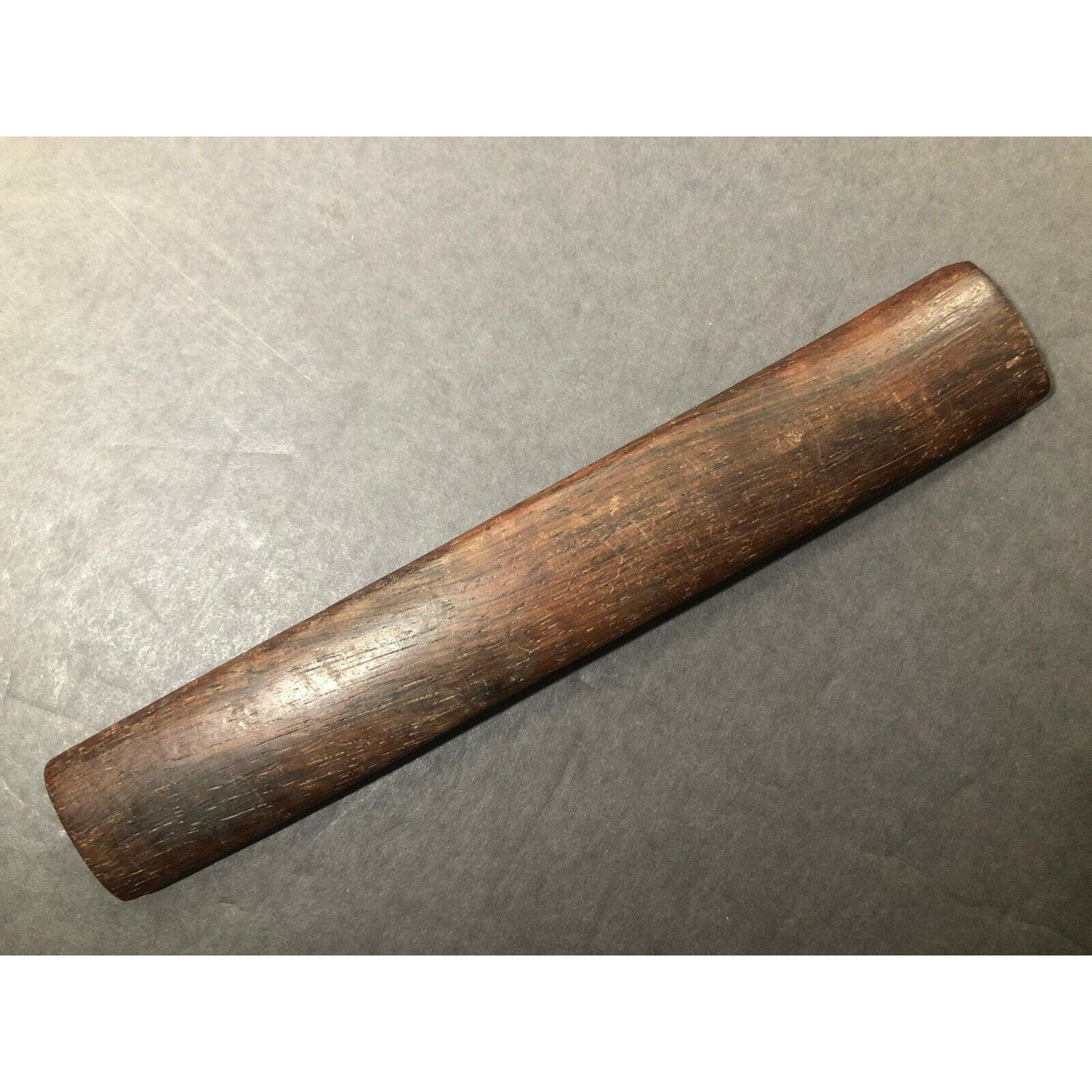 Vintage 7" Unbranded Bowed Wood Beer Foam Scraper