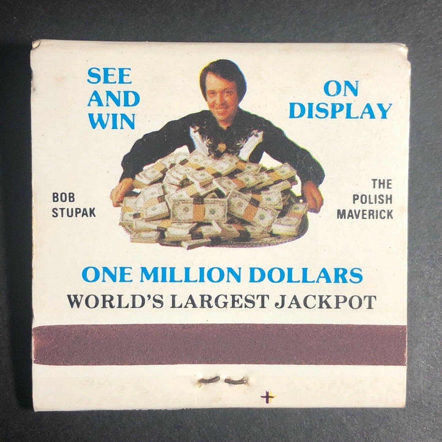 80's Full Matchbook "Bob Stupak's Vegas World" Hotel and Casino NV