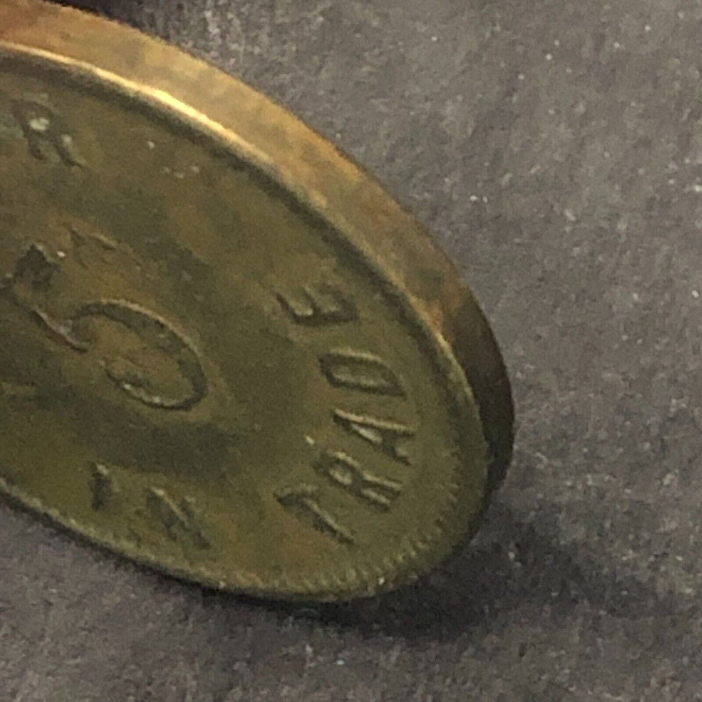 "2799" Good For 5¢ In Trade Token Brass 21mm Unknown