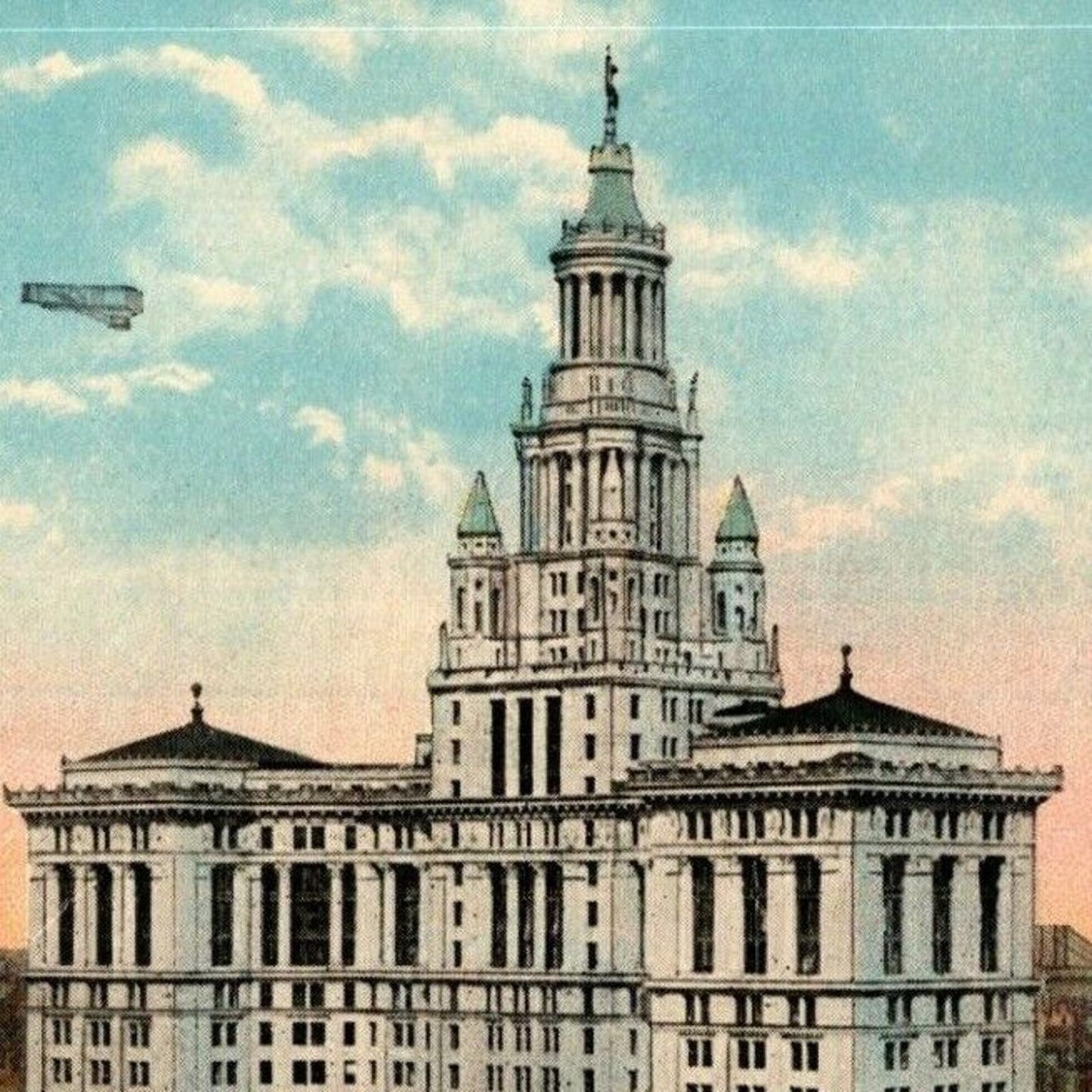 Vintage c1910 New York Post Card - "Municipal Building"