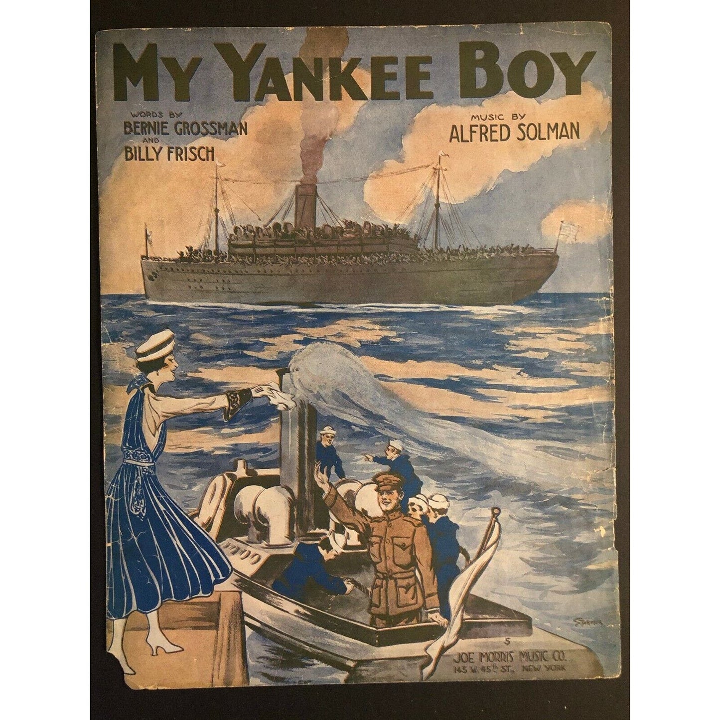 Vintage WWI Sheet Music "My Yankee Boy"