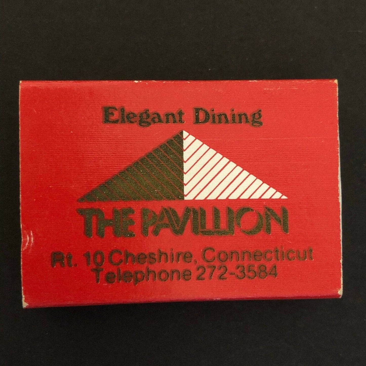 c1990s' Wooden Matchboxes / Matchbooks "The Pavillion" Restaurant Cheshire, CT