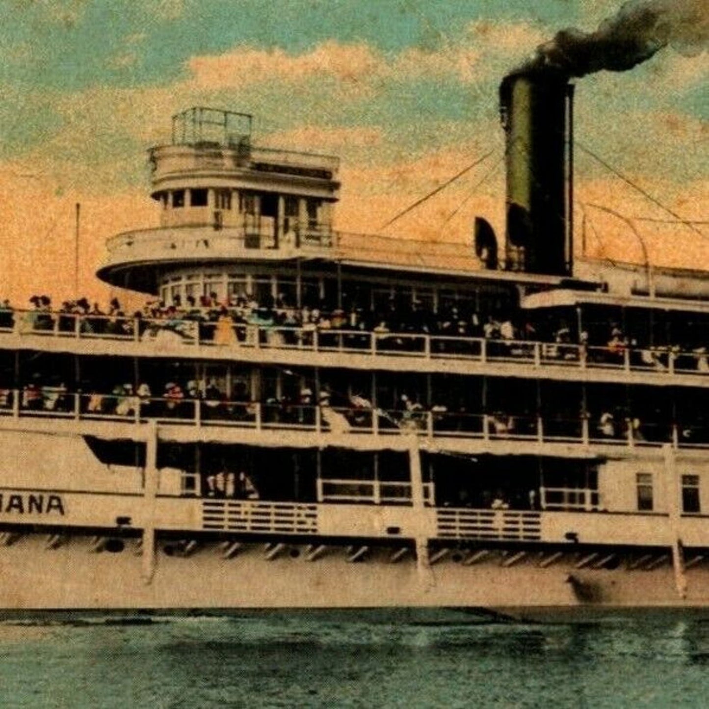 Steamer Canadiana Vintage Postcard c1907-1915 NP