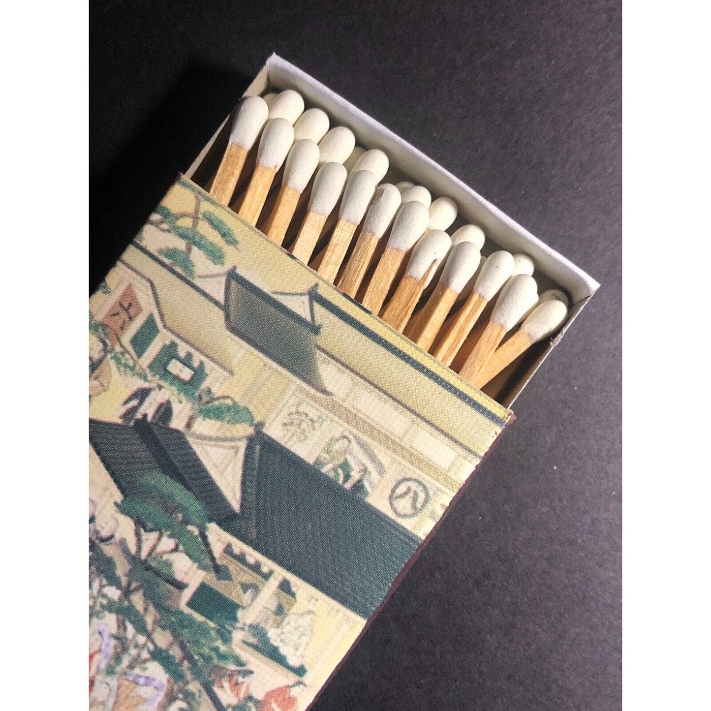 Japanese Outdoor Scene Art c1960's AKCO Co. Matchboxes / Matchbook NOS VGC #8