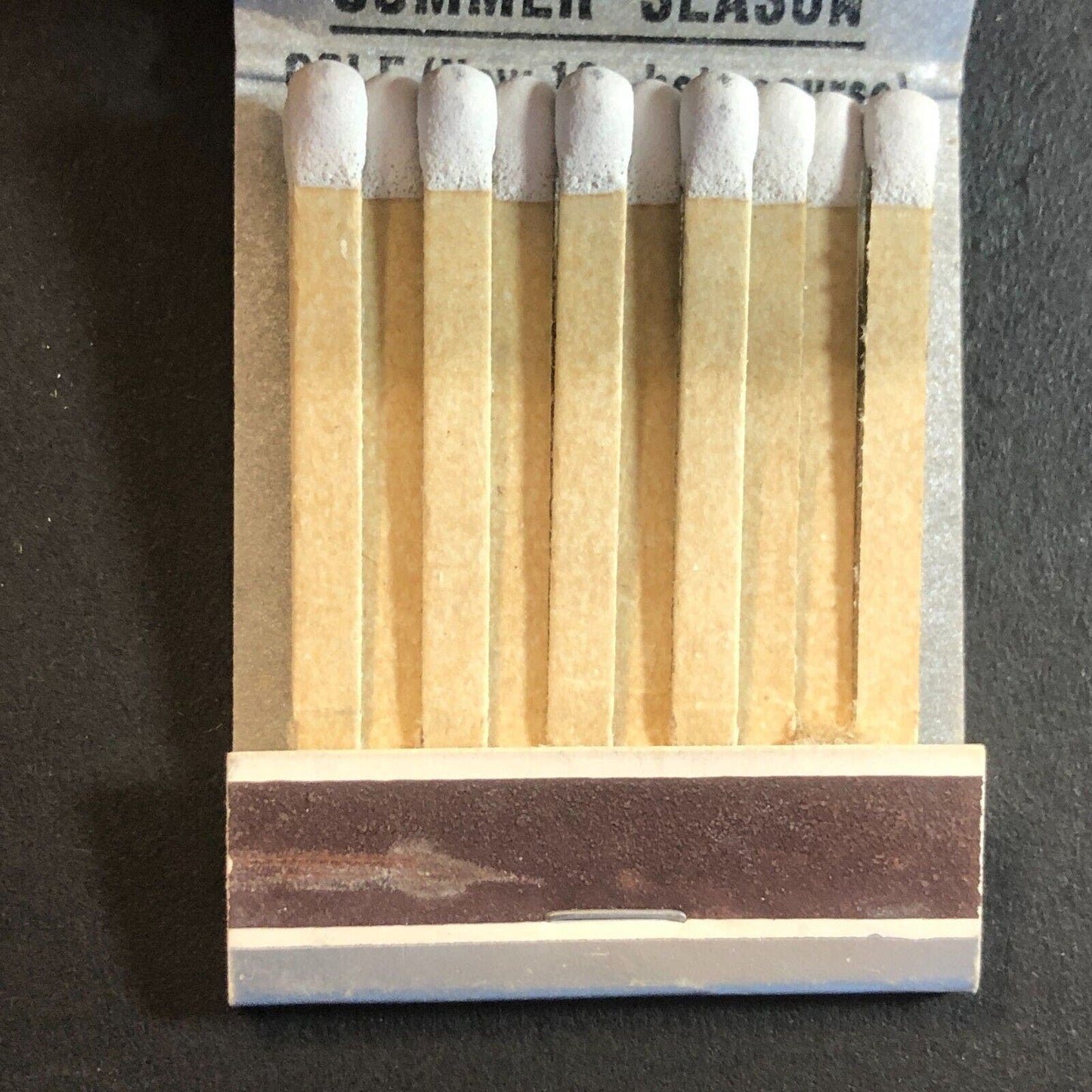 Sun Valley Idaho Union Pacific RR Mostly Full (-1) Matchbook 25th Anniv. c1961
